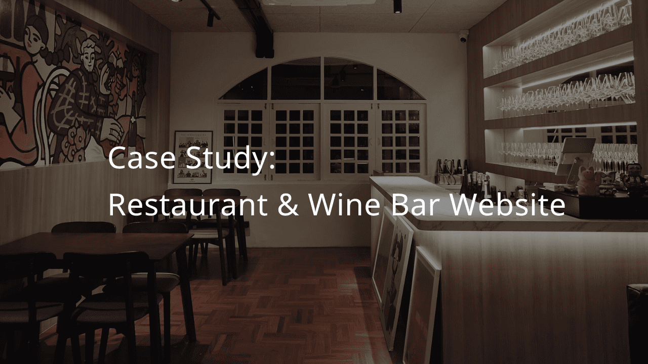 ภายในร้านอาหารและไวน์บาร์สไตล์โมเดิร์น case study การออกแบบเว็บไซต์สำหรับธุรกิจร้านอาหารและไวน์